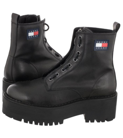 Tommy Hilfiger Tamy Higher 3A EN0EN02005 BDS Black (TH566-a) shoes