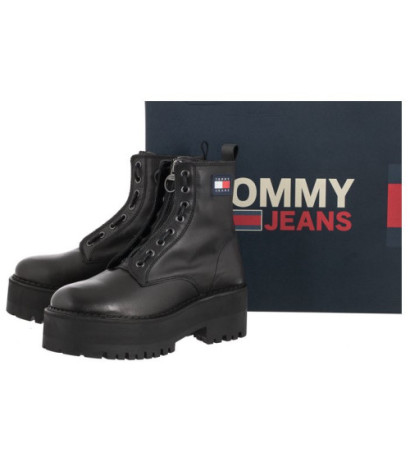 Tommy Hilfiger Tamy Higher 3A EN0EN02005 BDS Black (TH566-a) shoes