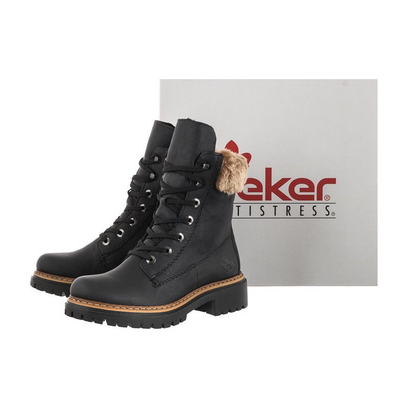 Rieker Czarne 72630-00 (RI68-a) shoes