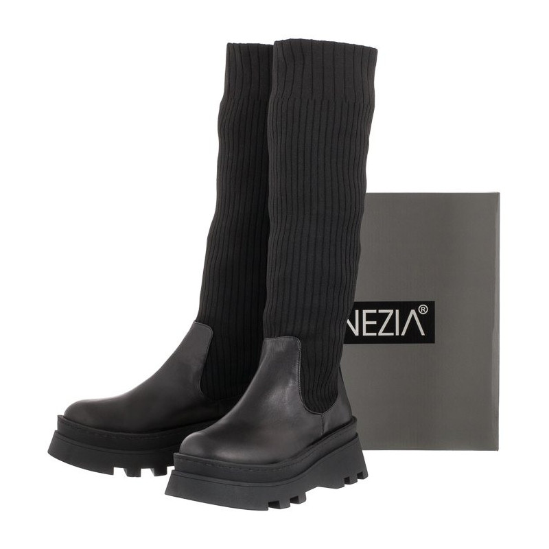Venezia Czarne 41 4305 BLACK (VE680-a) shoes