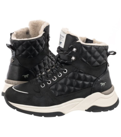 Mustang Czarne 1438-603-9 (MU480-a) shoes