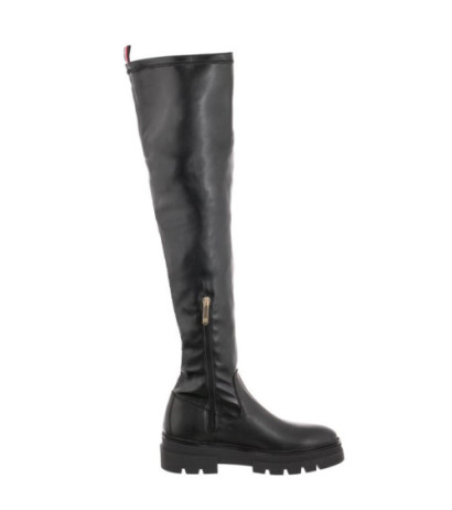 Tommy Hilfiger Monochromatic Over The Knee Boot FW0FW07055 BDS Black (TH605-a) boots