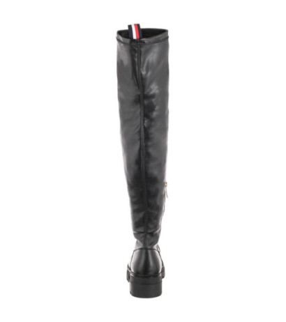 Tommy Hilfiger Monochromatic Over The Knee Boot FW0FW07055 BDS Black (TH605-a) boots