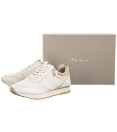 Tamaris Białe 1-23603-20 147 Offwhite Comb (TM426-a) shoes