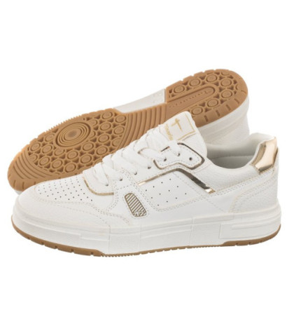 Tamaris Białe/Złote 1-23718-20 190 White/Gold (TM428-a) sports Shoes
