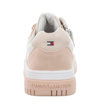 Tommy Hilfiger Flag Low Cut Lace-Up Sneaker Pink/White T3A9-32719-1467 X054 (TH670-a) sports Shoes