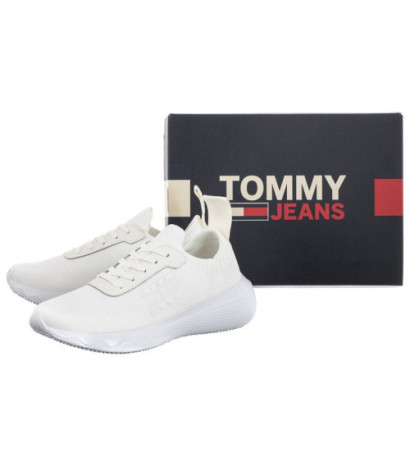 Tommy Hilfiger Tommy Jeans Flexi Contrast Brand Ecru EN0EN02139 YBL (TH689-a) sports Shoes