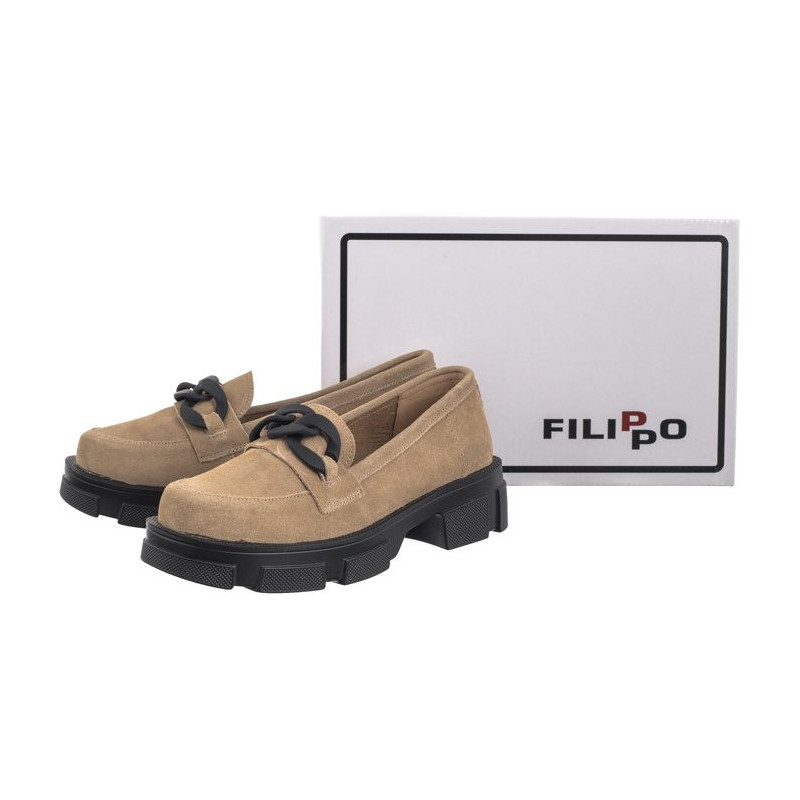 Filippo Beżowe/Czarne DP3221/24 BE BK (FO9-d) shoes