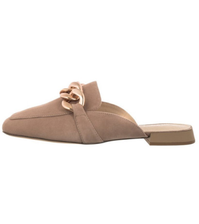 Caprice Beżowe 9-27104-20 317 Bark Suede (CP359-a) Women's Shoes/Flip Flops