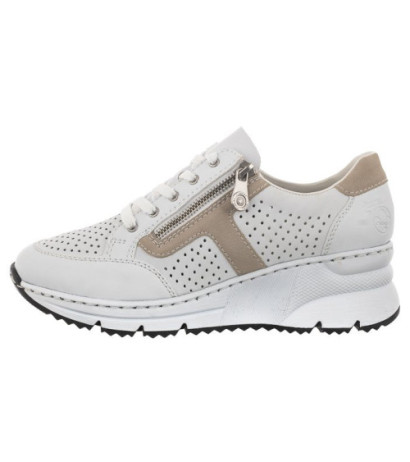 Rieker Białe/Beżowe N6304-80 (RI77-a) sports Shoes