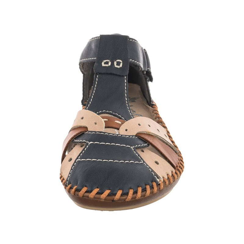 Rieker Granatowe M1655-14 (RI80-a) sandals