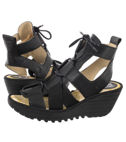 FLY London Yaca Mousse Black P501413000 (FL380-a) shoes