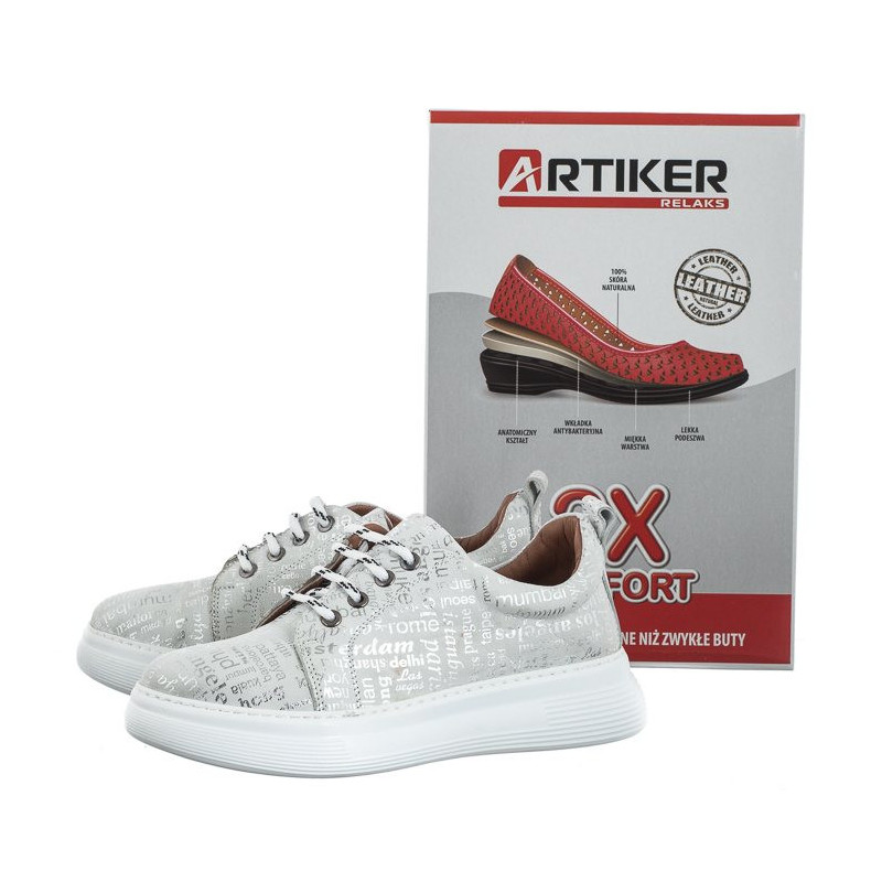 Artiker Białe 52C0703 (AR67-a) shoes