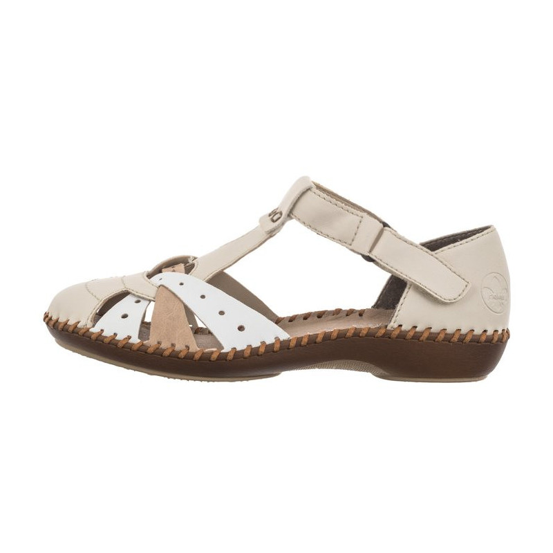 Rieker Beżowe M1655-61 (RI80-b) sandals