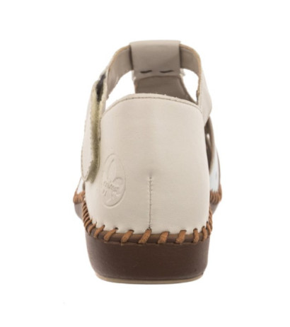 Rieker Beżowe M1655-61 (RI80-b) sandals