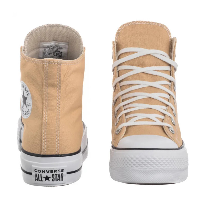 Converse CTAS Lift Hi Coastal Dune/White/Black A11874C (CO596-j) shoes