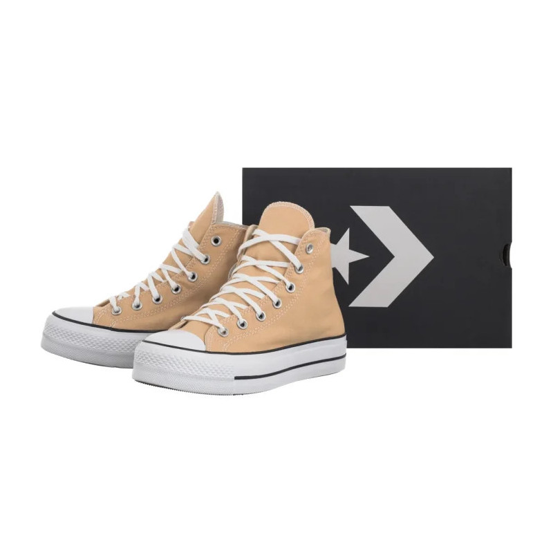 Converse CTAS Lift Hi Coastal Dune/White/Black A11874C (CO596-j) shoes