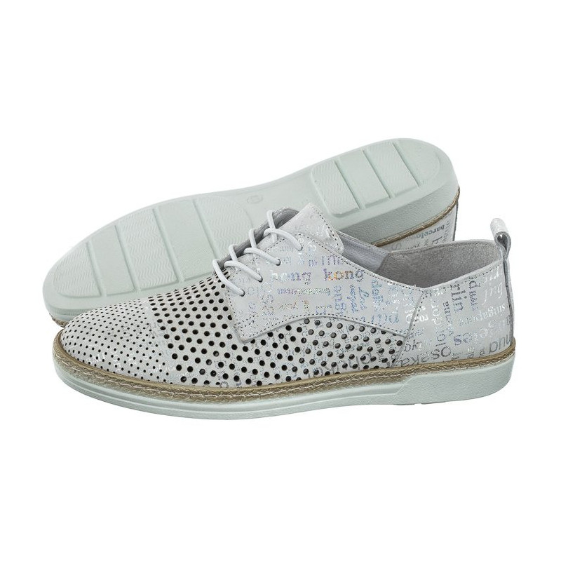 Artiker Białe/Srebrne 52C1009 (AR71-a) shoes