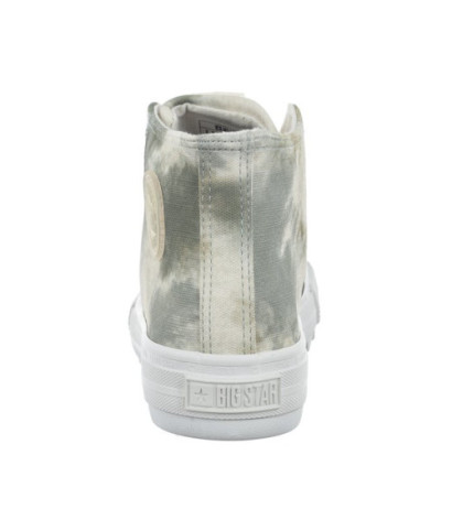 Big Star Białe/Oliwkowe LL274047 (BI480-a) shoes