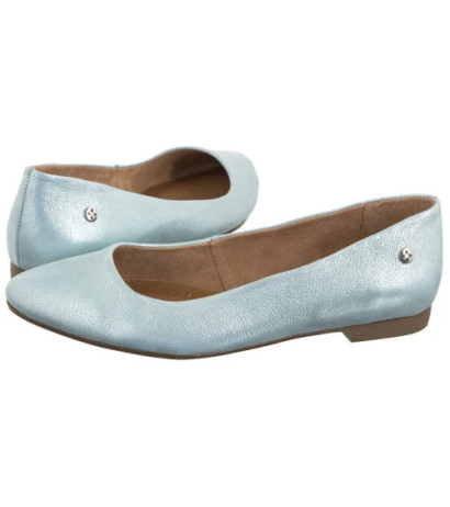 Maciejka Błękitny Metaliczny 00873-65/00-5 (MA1026-c) ballerinas