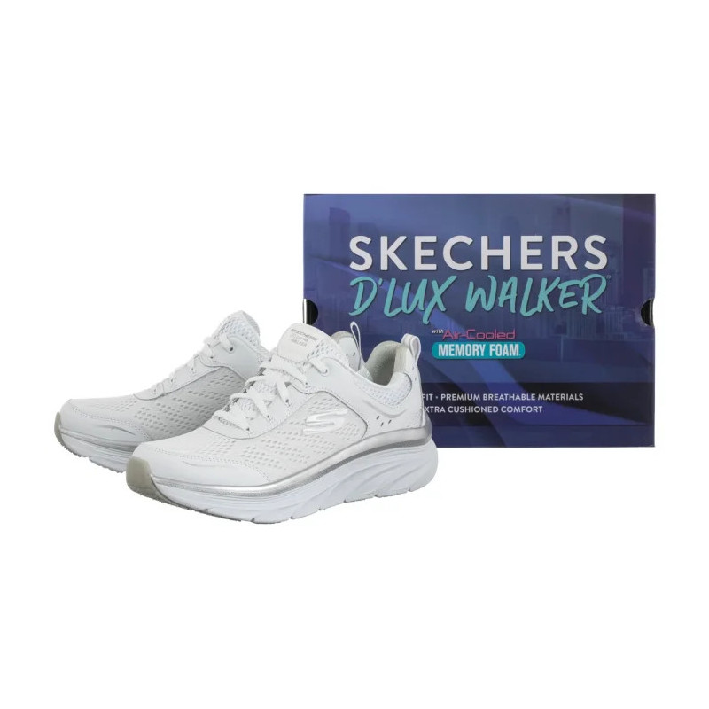 Skechers D'Lux Walker Infinite Motion White/Silver 149023/WSL (SK151-c) sports Shoes
