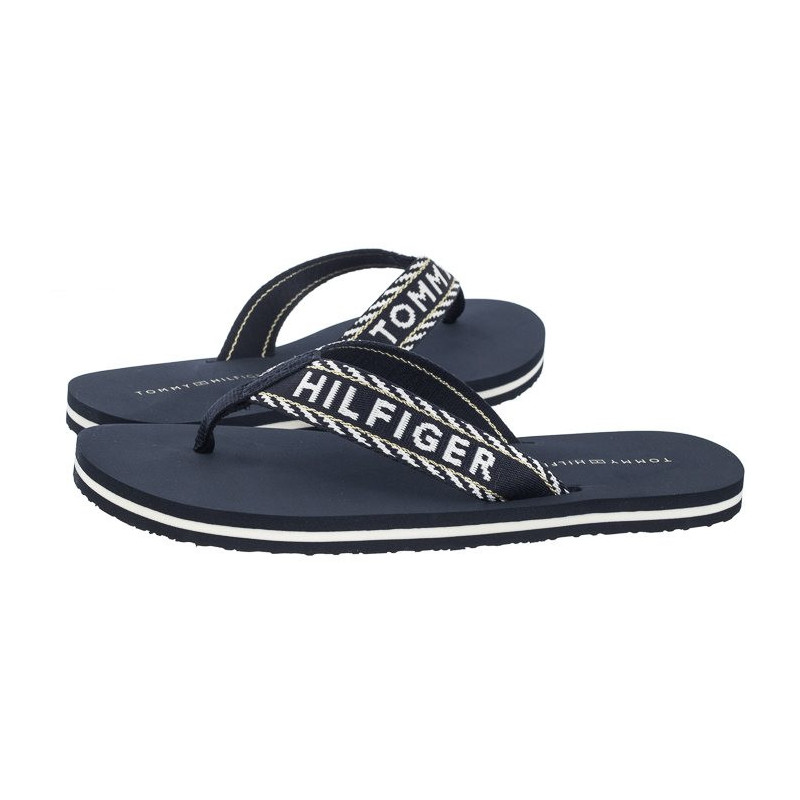 Tommy Hilfiger Tommy Webbing Sandal Space Blue FW0FW07143 DW6 (TH784-a) flip flops