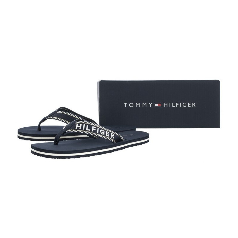 Tommy Hilfiger Tommy Webbing Sandal Space Blue FW0FW07143 DW6 (TH784-a) flip flops