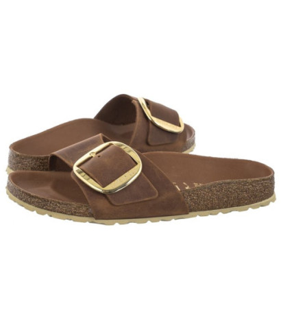 Birkenstock Madrid Big Buckle Cognac 1006525 (BK205-a) Women's Shoes/Flip Flops