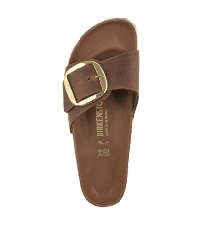 Birkenstock Madrid Big Buckle Cognac 1006525 (BK205-a) Women's Shoes/Flip Flops