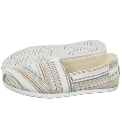 Toms Alpargata Natural Recycled Cotton Soft Stripe 10019644 (TS32-a) sneakers