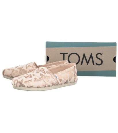 Toms Alpargata Dusty Peach Foil Butterflies 10019630 (TS36-a) sneakers