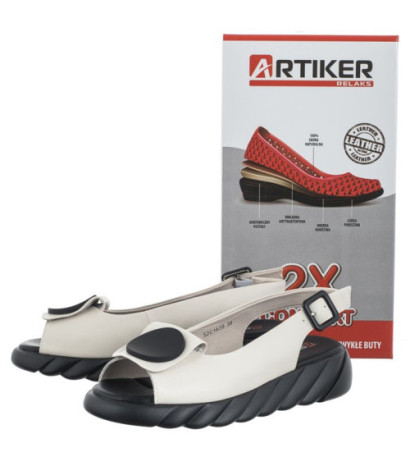 Artiker Beżowe 52C1639 (AR82-a) sandals