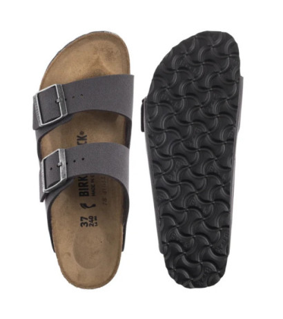 Birkenstock Arizona Bs Velvet Gray 1029162 (BK206-b) Women's Shoes/Flip Flops