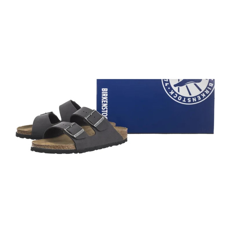 Birkenstock Arizona Bs Velvet Gray 1029162 (BK206-b) Women's Shoes/Flip Flops