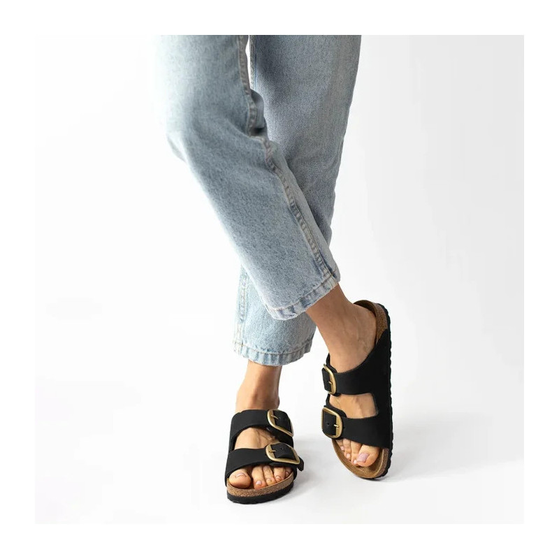 Birkenstock Arizona Big Buckle Black 1023290 (BK211-a) Women's Shoes/Flip Flops