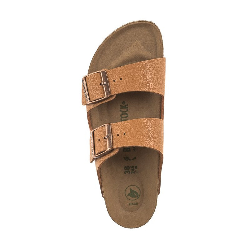 Birkenstock Arizona BF Vegan Pecan 1025046 (BK222-a) Women's Shoes/Flip Flops