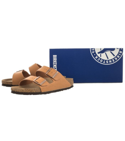 Birkenstock Arizona BF Vegan Pecan 1025046 (BK222-a) Women's Shoes/Flip Flops
