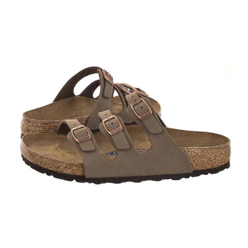 Birkenstock Florida Bs Mocca 0053881 (BK228-a) Women's Shoes/Flip Flops
