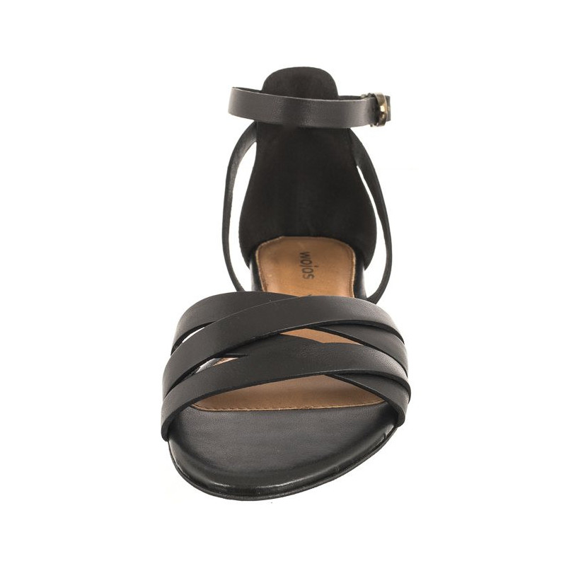 Wojas Czarne 76015-51 (WO154-a) sandals