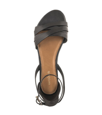 Wojas Czarne 76015-51 (WO154-a) sandals