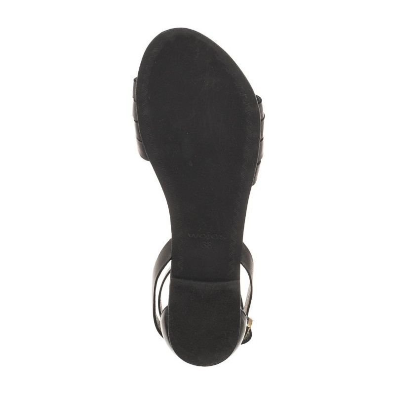 Wojas Czarne 76015-51 (WO154-a) sandals