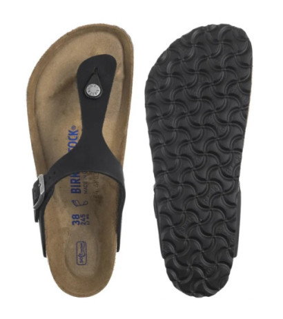 Birkenstock Gizeh BS Soft Footbed Black 1019023 (BK216-b) flip flops