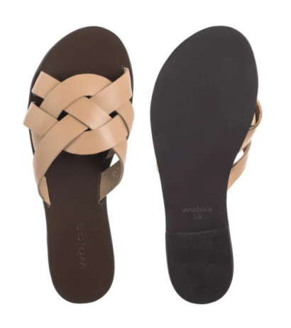Wojas Beżowe 74025-54 (WO152-b) Women's Shoes/Flip Flops