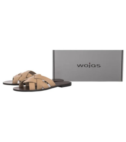 Wojas Beżowe 74025-54 (WO152-b) Women's Shoes/Flip Flops