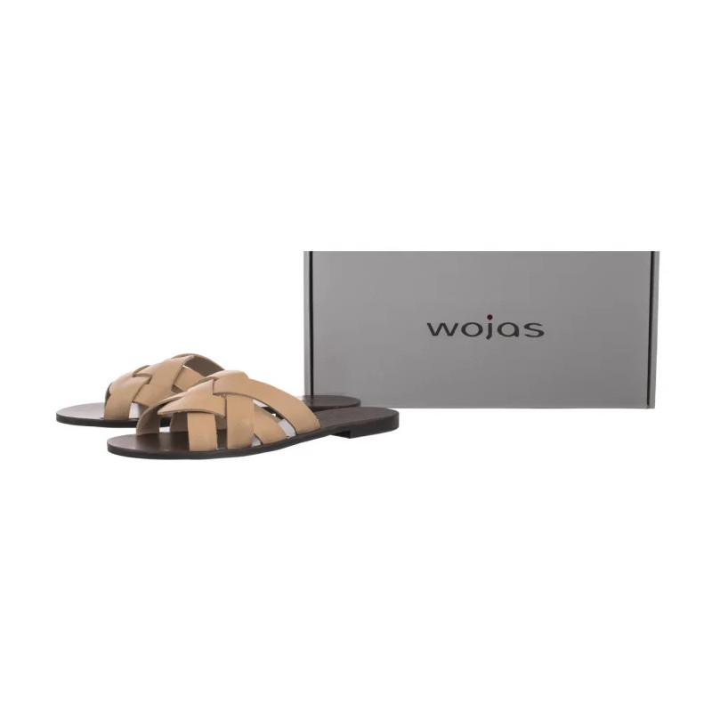 Wojas Beżowe 74025-54 (WO152-b) Women's Shoes/Flip Flops