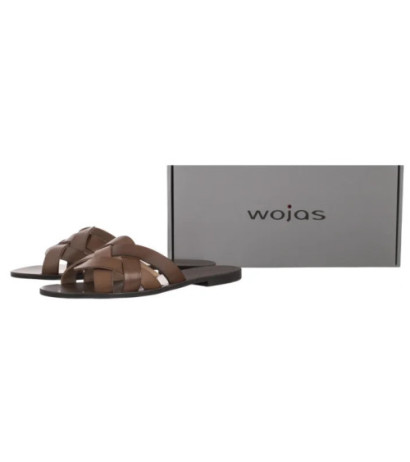 Wojas Brązowe 74025-53 (WO152-c) Women's Shoes/Flip Flops