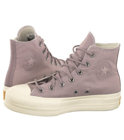 Converse CTAS Lift Hi Lucid Lilac/Vapor Violet/Egret A05014C (CO620-a) shoes