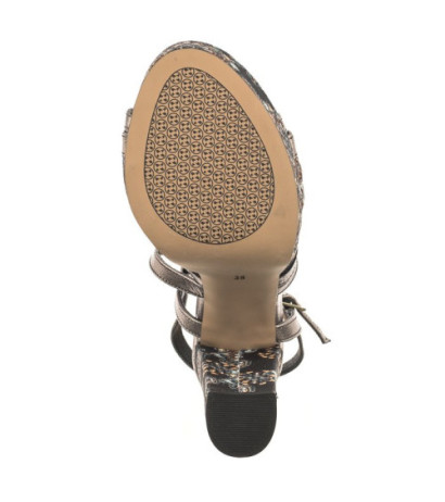 Maciejka Czarny/Kwiaty 06084-01/00-1 (MA1098-b) shoes