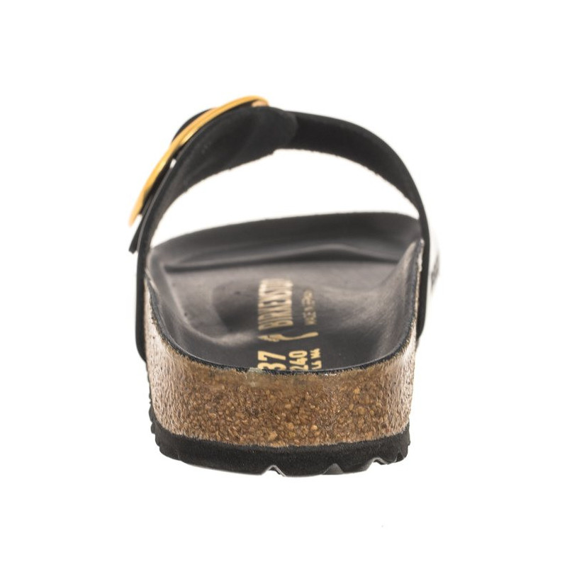 Birkenstock Madrid Big Buckle High-Shine Black 1022650 (BK238-a) Women's Shoes/Flip Flops