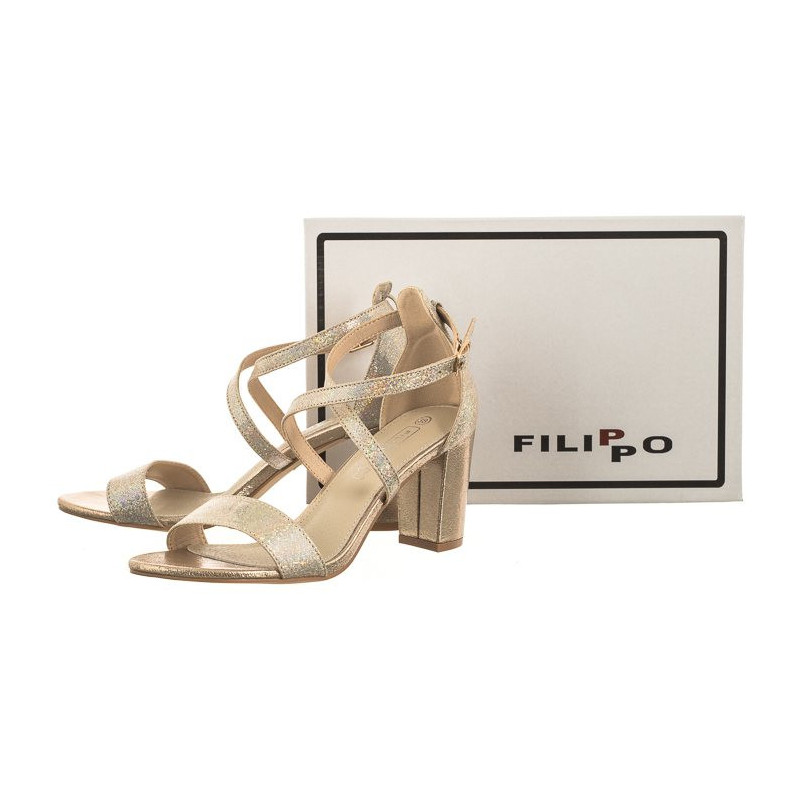 Filippo Złote DS1276/23 GO (FO46-a) shoes
